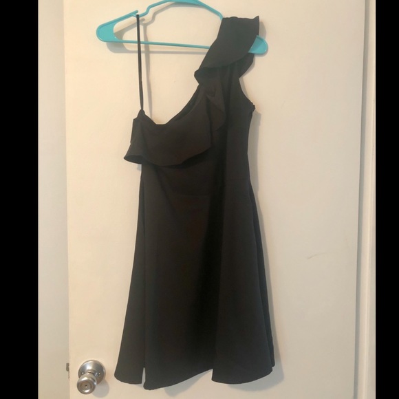 One shoulder black party dress - Picture 1 of 1